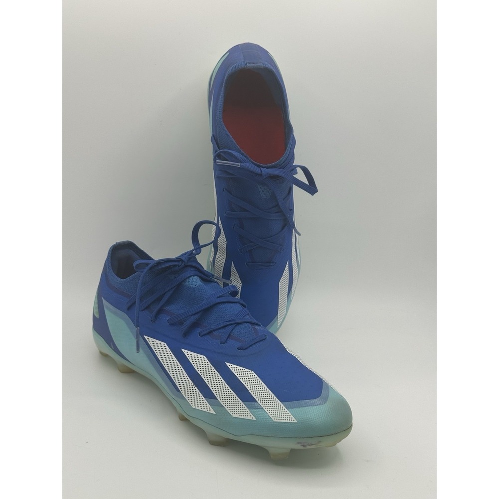 Adidas X Crazyfast.2 Firm Ground Blue White Soccer Cleat GY7422 Men's Size 11 - Picture 7 of 11